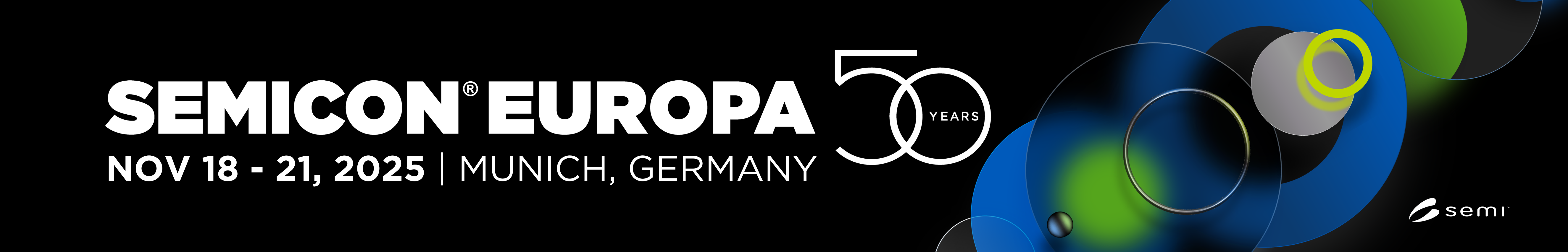 SEMICON Europa 2025 banner