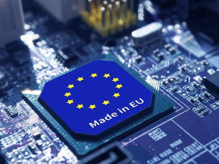 Silicon chip made in Europe